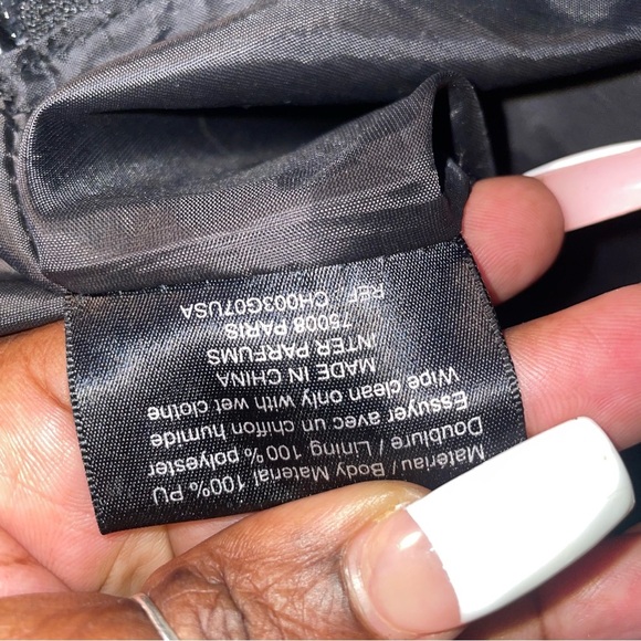 Jimmy Choo Black and Silver Glossy Tote Bag - Picture 5 of 9